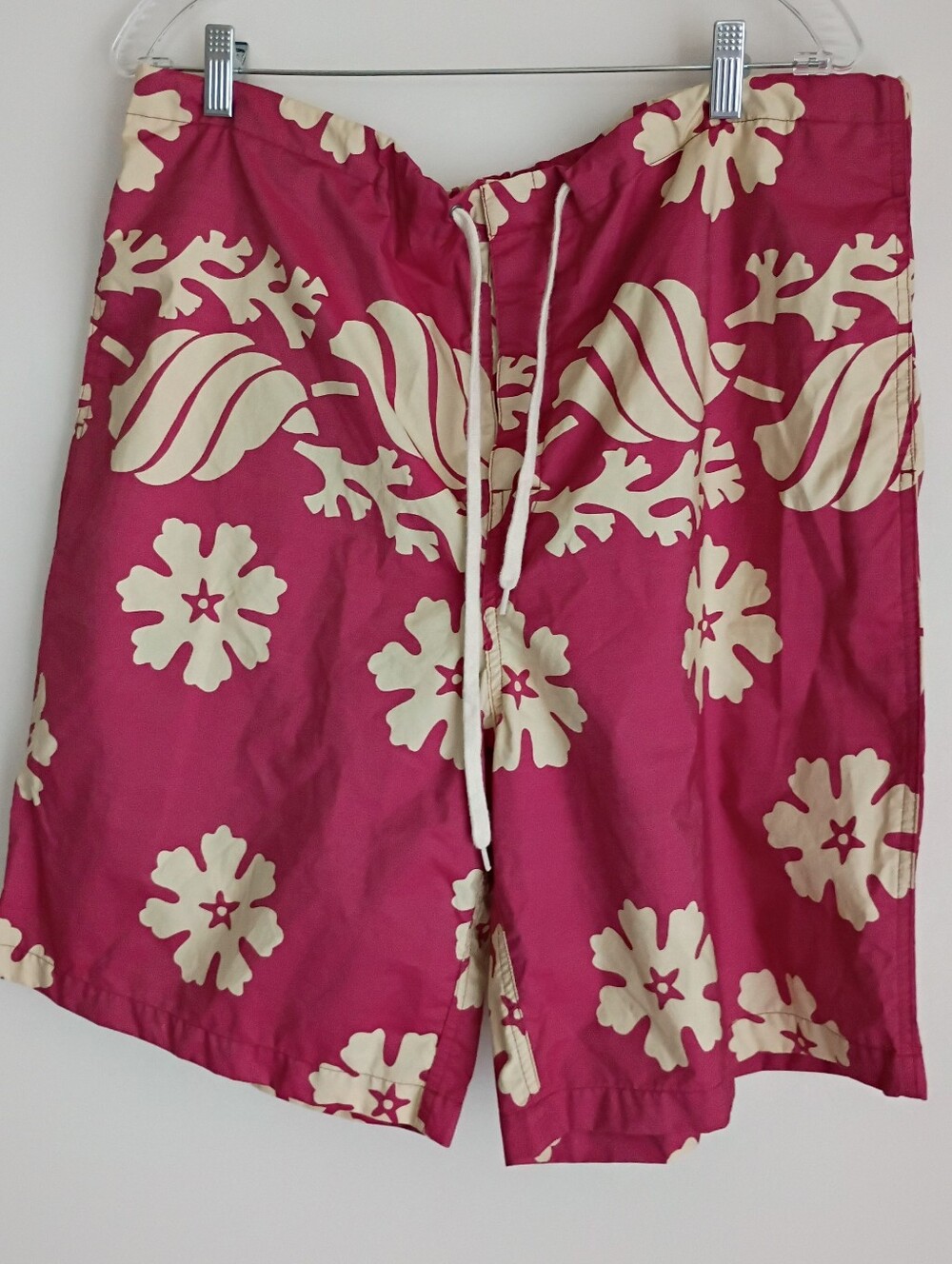 Vintage Ralph Lauren Polo Sport Swim Surf Shorts Hawaii Tropical Beach Wave